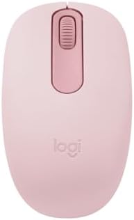 Logitech M196 Bluetooth Wireless Mouse, Compact and Portable Mouse for Laptops, Tablets and More, 12-Month Battery, Smooth Tracking, Compatible with PC and Mac, Windows and macOS - Rose
